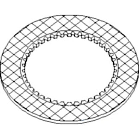 Aftermarket New Trans Friction Plate Fits Case-IH Tractor Models MX100 + 245297A1